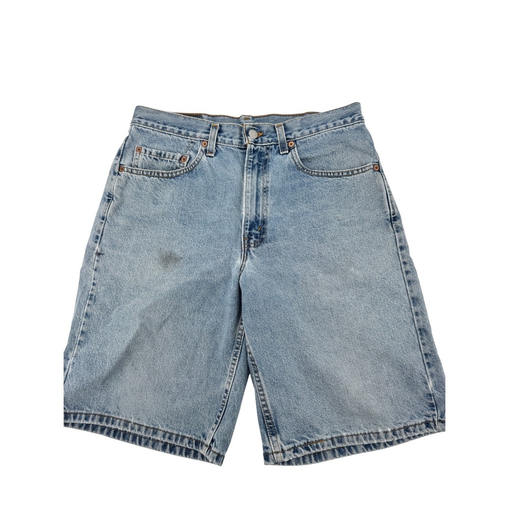 Levis 550 Shorts 33 Relaxed Fit High Rise Mens Light Wash Baggy Jorts 10 Inseam